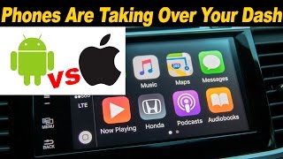 Android Auto vs Apple CarPlay  2016 Honda Accord amp 2016 Kia Optima [upl. by Josepha347]