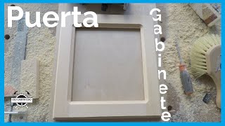 Cómo hacer puertas para gabinetes  Fácil  How to do cabinet doors easy [upl. by Adnertal337]