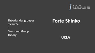 Forte Shinko Intro to amenable equivalence relations [upl. by Avlem]