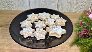 Rahmplätzchen ohne Zucker  Nur 3 Zutaten Aus der🎄Bäckerei 172 [upl. by Aram]