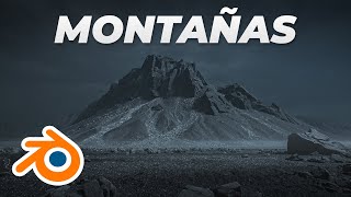 Como crear Montañas en Blender [upl. by Zenobia]