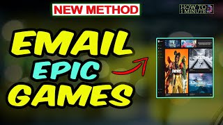 How to email epic games 2024  How to 1 Minute [upl. by Yenittirb]