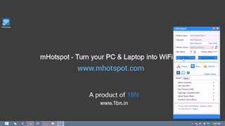 mHotspot Version 74 Free WiFi Hotspot Software for Windows [upl. by Jeffery197]