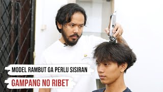 Cukur Model Rambut Untuk Rambut Rusak Kering Ngembang [upl. by Mukul]