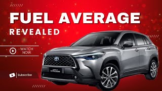 Toyota Corolla Cross 2024 Actual Fuel Average Revealed [upl. by Zinck]