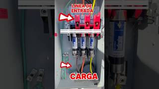 Como se conecta un disconnect trifasico disconnect trifasicopanel eléctrico [upl. by Nodnar875]