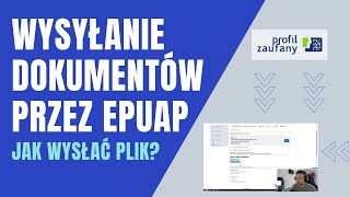 Wysyłanie dokumentów przez EPUAP  Jak wysłać dokumenty do Urzędu KROK PO KROKU [upl. by Adnilab]