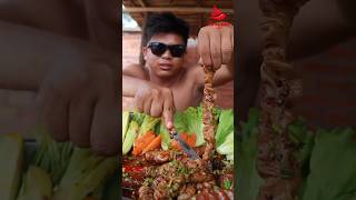 chinese food eatingPart2raw vegetables and stomuchBy KhaiDai Partyasmr chinesefood shorts [upl. by Ised]