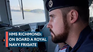 Behind the scenes on a Royal Navy frigate [upl. by Ledah]