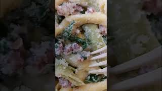 PASTA GARGANELLI WITH VEGETABLE amp CHEESE GRANA PADANA  italianrecipe shorts [upl. by Daigle]