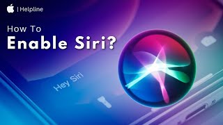 How to Enable Siri on iPhone 2024 Quick Guide [upl. by Rafter]