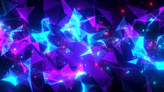 Geometric Bright Triangular Background video  Footage  Screensaver [upl. by Hildy]