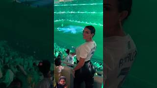 Cristiano wife Georgina live match ❤️ cr7 cristianoronaldo georgina ronaldogeorgina fashion [upl. by Sher]