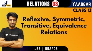 Relations  Reflexive  Symmetric  Transitive  Equivalence  Aman Malik  Yaadgar Series [upl. by Gomez]