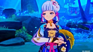 Ayaka Fan Dance Cutscene Japanese  Kamisato Ayaka Story Quest  Genshin Impact [upl. by Hedges551]