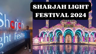 Sharjah Light Festival 2024SLF vlog University City Hall Sharjah [upl. by Cita]