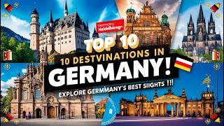 Top 10 MustVisit Destinations in Germany Castles Culture and History [upl. by Asiret]