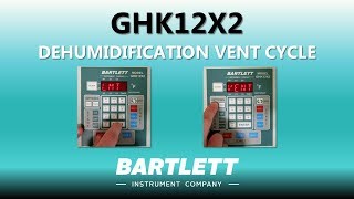 Bartlett GHK12X2  Dehumidification Vent Cycle [upl. by Aicnom]