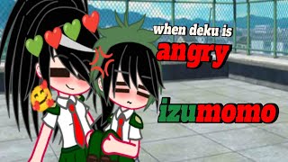 when deku is angry myheroacademia izumomo gacha club MY AU [upl. by Aliab]