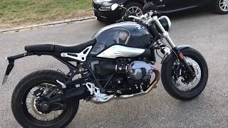 BMW R nineT Pure Motorsound und Rundumblick 2018er Modell [upl. by Patin]