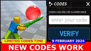 NEW CODES Death Ball UPD ROBLOX  LIMITED CODES TIME  FEBRUARY 9 2024 [upl. by Elladine]