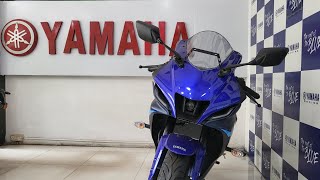 Yamaha R15  Version 4  Blue  Red  Vizag  Walkaround video [upl. by Ainaled611]