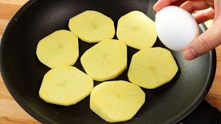 1 Potato 2 eggs Quick recipe perfect for breakfast Simple and delicious recipe [upl. by Riddle]