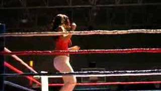 Edecanes funciones de boxeo Promociones Calderón Dasilva [upl. by Yahiya]