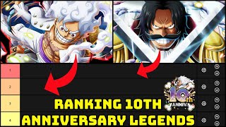 RANKING EVERY 10TH ANNIVERSARY LEGEND WHO IS THE BEST One Piece Treasure Cruise [upl. by Idhem]