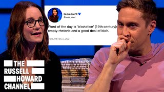 Susie Dent Explains Her Viral Tweets  The Russell Howard Hour [upl. by Gnouc]