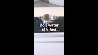 Boil Water Faster with the Bosch Induction Cooktop [upl. by Lerim]