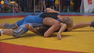 Ringen int BrandenburgCup 2014 Kadetten GrRö  58kg Finale 35 [upl. by Nnairak]