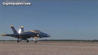 Tyndall AFB Airshow 2009  Blue Angels [upl. by Anayd]