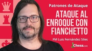 Patrones de ataque en ajedrez Enroque con fianchetto Serie Premium [upl. by Uta]