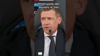 GENOA OTTOLINI PARLA DELL ESONERO DI GILA CON MIA IMPRESSIONE FINALE shorts genoa [upl. by Mccutcheon]