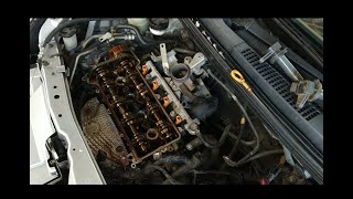 full video  Enjin Myvi leaking tukar head gasket Biar betul [upl. by Kerrin]