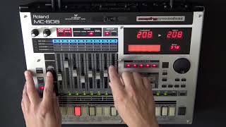 Roland MC808 Groovebox  Factory Patterns sounds only [upl. by Joshua]