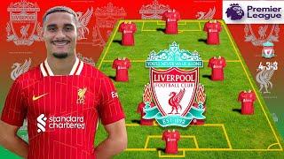 Maxence Lacroix to Liverpool Liverpool Potential Lineup with Transfer Targer under Arne Slot [upl. by Gilles]