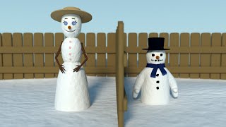 SNOWMANCE  CGI Blender ShortFilm [upl. by Etsirhc]