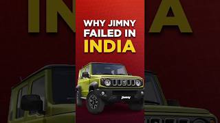 Why Jimny Failed in India 🤔🇮🇳 shorts automobile [upl. by Nnazil]