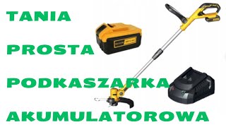 Tania i Prosta Podkaszarka Akumulatorowa Bateria 4Ah ADLER TOOLBOXPL [upl. by Neu]