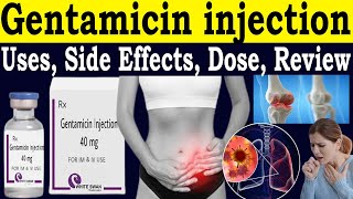 Gentamicin injection kis kaam aata hai  Gentamicin injection 40 mg Uses  Side Effects Dose [upl. by Dorelle]