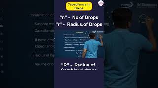 Capacitance  Combination of Drops  JEE2025Physics shorts advancedcapacitance jee2025 Physics [upl. by Orna]