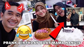 PRANK BIRTHDAY BUAT MAMA NANGIS 😂 AQIL SAMBUT BIRTHDAY ILIYA DAN MAMA 🥰 [upl. by Sukin]