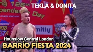 BARRIO FIESTA 2024  W SUPER TEKLA amp DONITA  Part 1 [upl. by Eittocs]