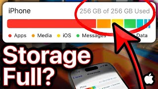 How To Free Up TONS Of iPhone Storage 2023 [upl. by Ahtelat]