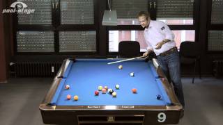 141Break deutsch Ralph Eckert Pool Billard Training [upl. by Norihs129]