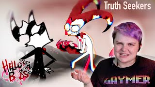 WE TRIPPIN quotTruth Seekersquot Helluva Boss REACTION [upl. by Endys]