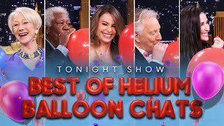 The Best of Helium Balloon Chats  The Tonight Show Starring Jimmy Fallon [upl. by Airreis954]