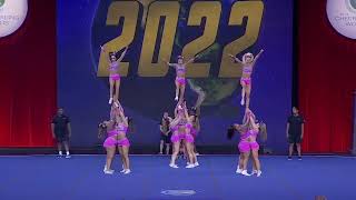 Diamonds All Stars  Bombshells in Finals at The Cheerleading Worlds 2022 [upl. by Acemaj193]